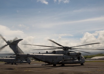 U.S. Marines join the humanitarian effort on the big island of Hawaii