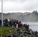 Coast Guard Air Station Kodiak helicopter crew conducts SAR demo at Kodiak Crab Festival