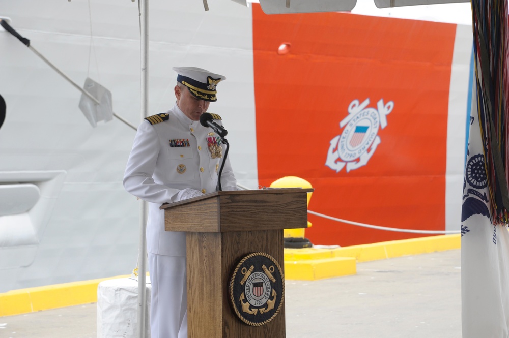 US Coast Guard Cutter Munro change of command ceremony