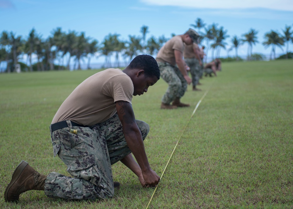 Service Members stationed in Guam observe Memorial Day