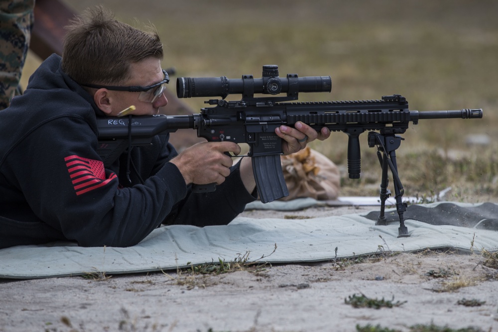 Honoring the fallen during the SOI-W vintage rifle Live-Fire PME and Match.