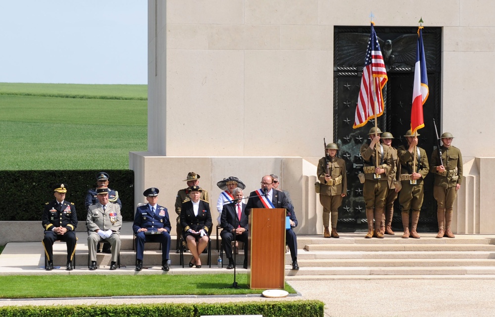 Somme American Cemetery Memorial Day 2018-5