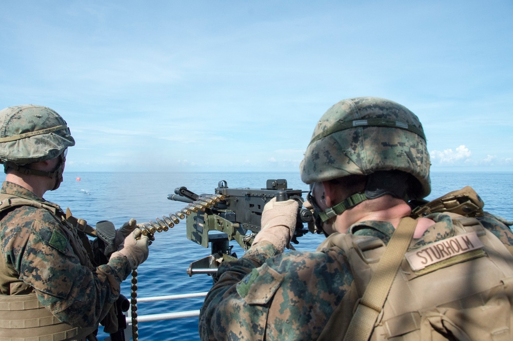 FASTPAC Marines Live Fire Drill