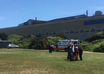 Coast Guard hoists injured hiker off beach north of Lincoln City, Ore.