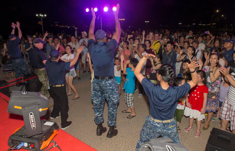 Pacific Fleet Band performance in Nha Trang, Vietnam