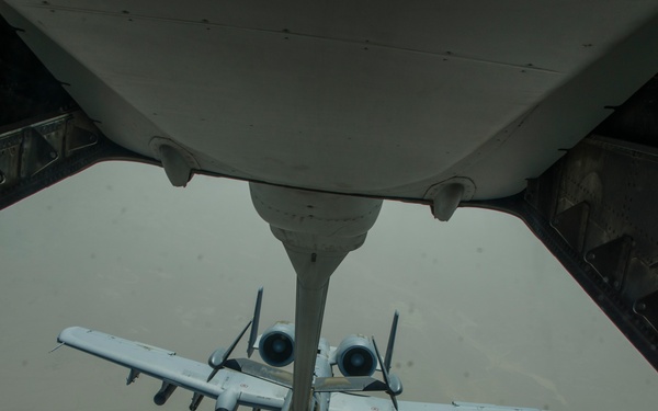View from the boom pod