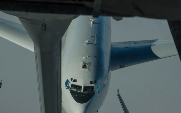 View from the boom pod