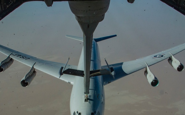 View from the boom pod