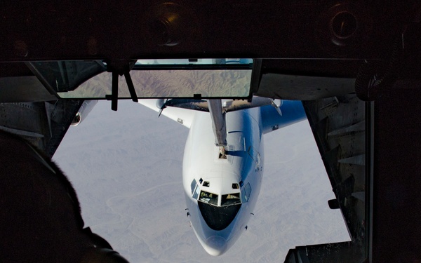 View from the boom pod