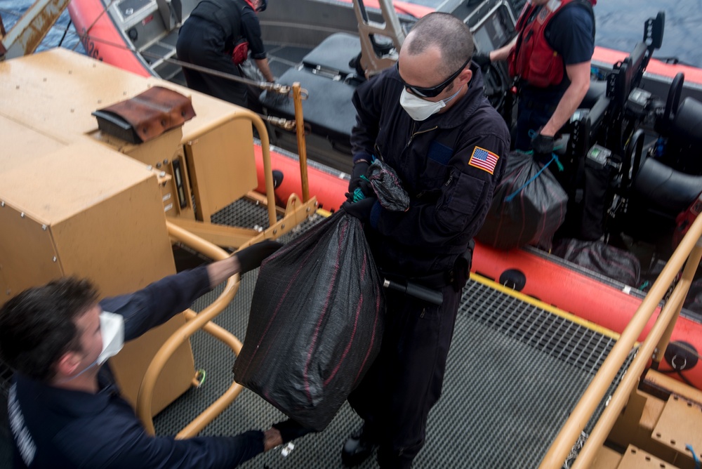 Coast Guard crew interdicts a ton of cocaine