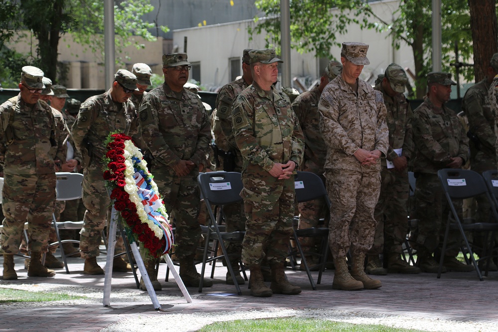 Resolute Support remembers the fallen on Memorial Day in Afghanistan