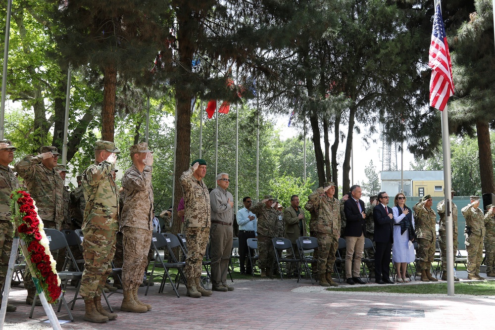 Resolute Support remembers the fallen on Memorial Day in Afghanistan