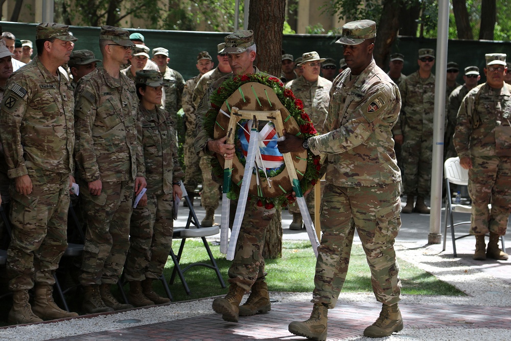 Resolute Support remembers the fallen on Memorial Day in Afghanistan
