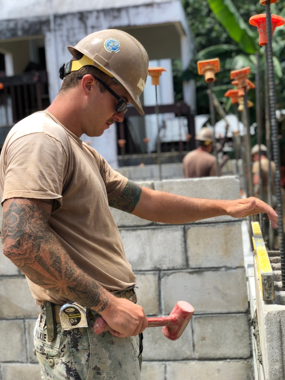 Naval Mobile Construction Battalion (NMCB) 11 Construction Civic Action Detail Federated States of Micronesia May 25th 2018