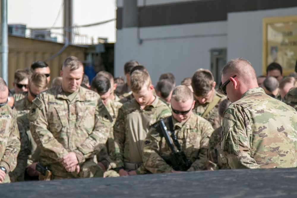 180th Cavalry Regiment holds Memorial Day Ceremony