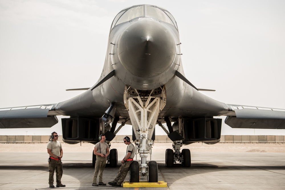 379th AEW bombers strike Taliban drug facilities
