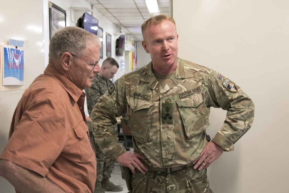 United States Senator for Oklahoma visits Troops in Afghanistan