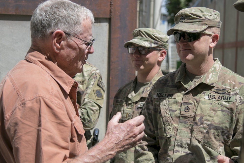 United States Senator for Oklahoma visits Troops in Afghanistan