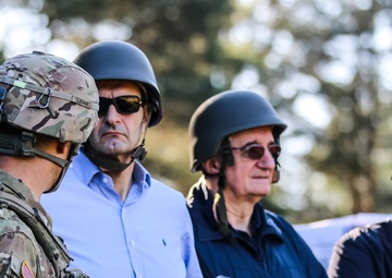 Battle Group Poland Training with Croatian Delegation