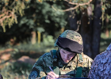 Battle Group Poland Training with Croatian Delegation