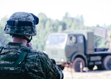 Battle Group Poland Training with Croatian Delegation