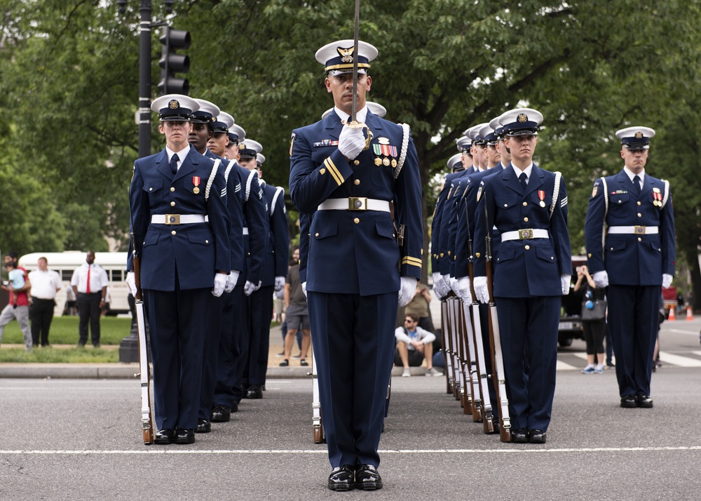 Coast Guard marches in D.C. Memorial Day Parade