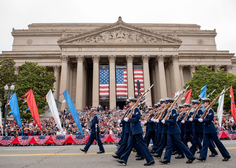 Coast Guard marches in D.C. Memorial Day Parade