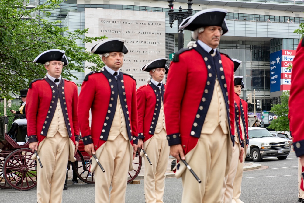 Coast Guard marches in D.C. Memorial Day Parade