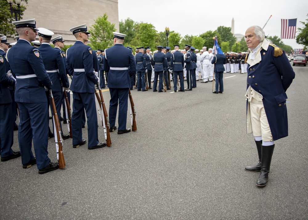 Coast Guard marches in D.C. Memorial Day Parade