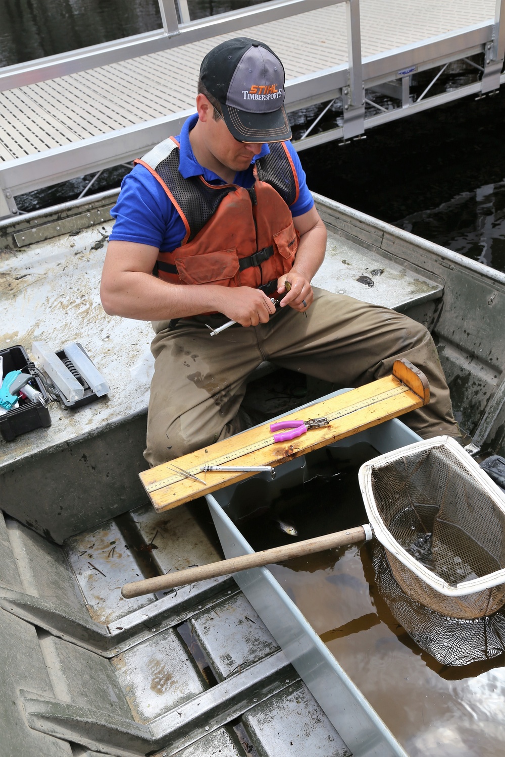Fish population surveys help improve Fort McCoy’s fisheries management