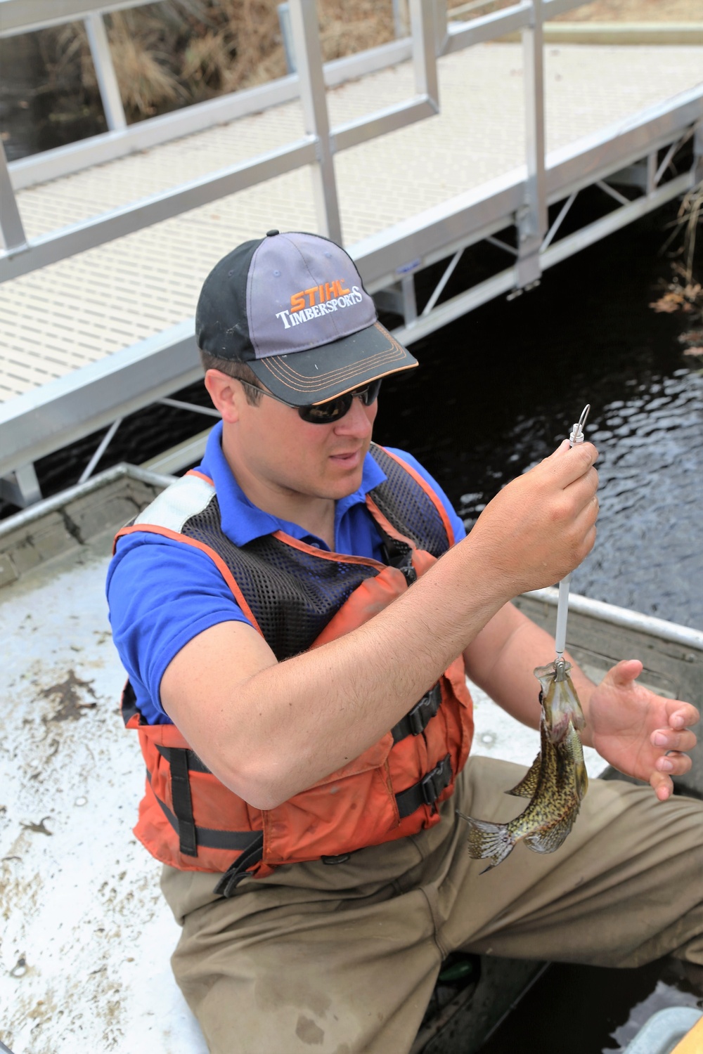 Fish population surveys help improve Fort McCoy’s fisheries management