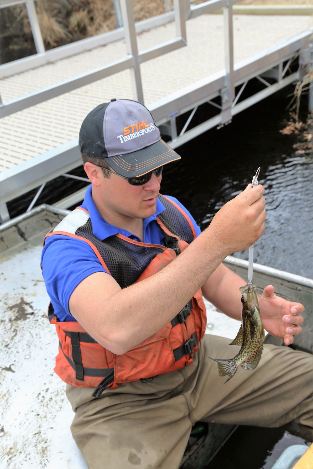 Fish population surveys help improve Fort McCoy’s fisheries management