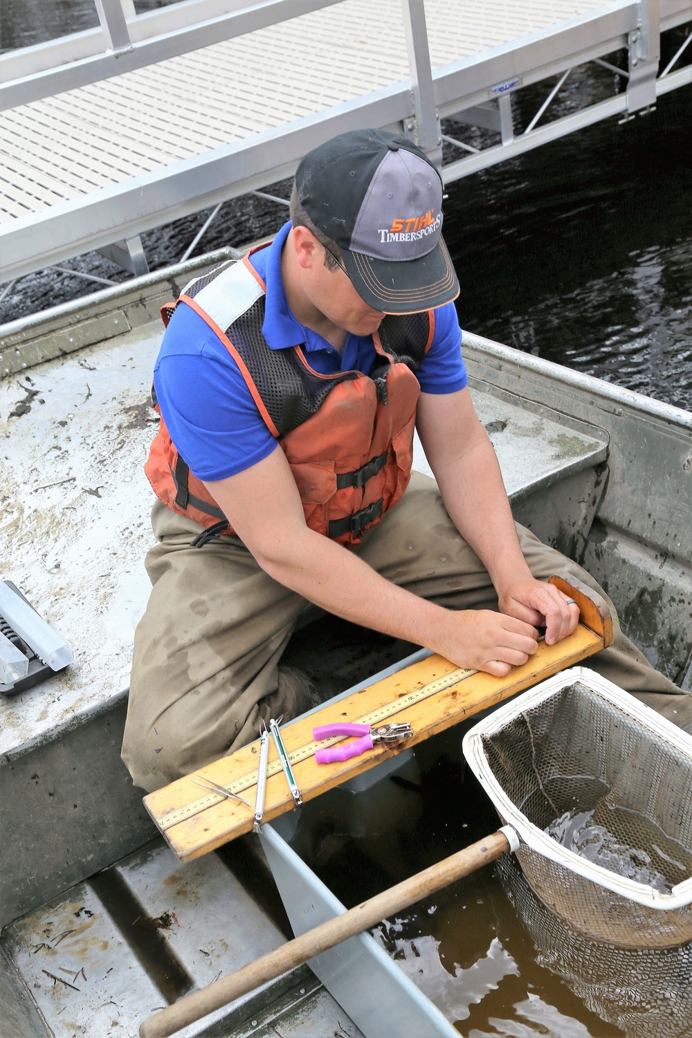 Fish population surveys help improve Fort McCoy’s fisheries management