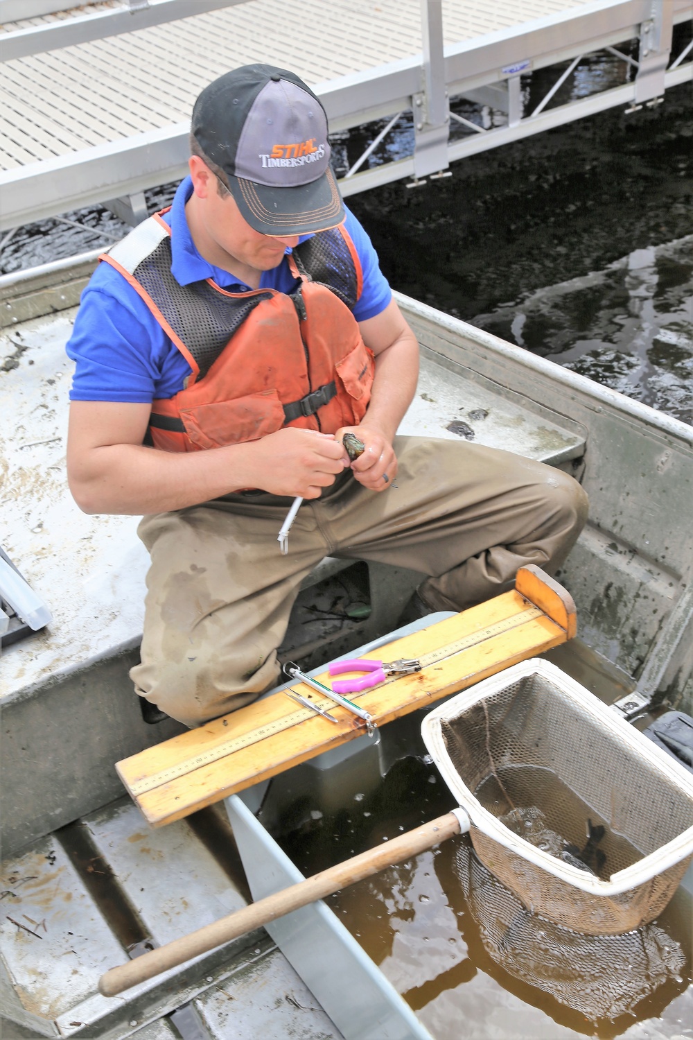 Fish population surveys help improve Fort McCoy’s fisheries management
