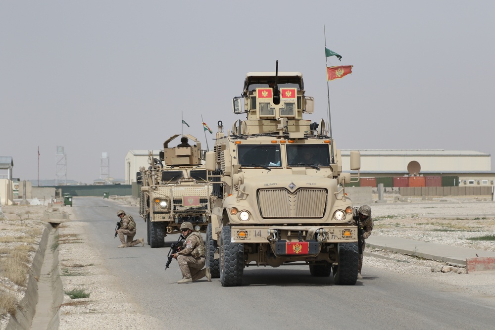 Montenegrin Forces Provide Security in Afghanistan