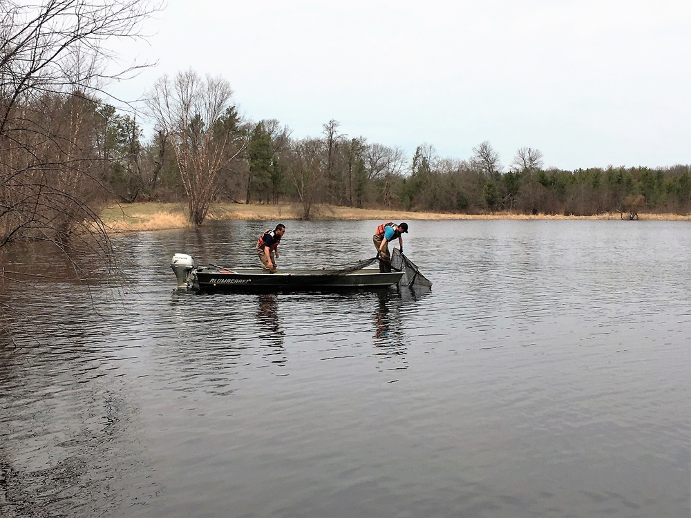 Fish population surveys help improve Fort McCoy’s fisheries management