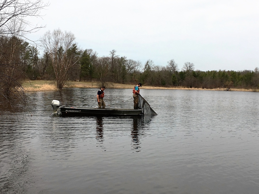 Fish population surveys help improve Fort McCoy’s fisheries management