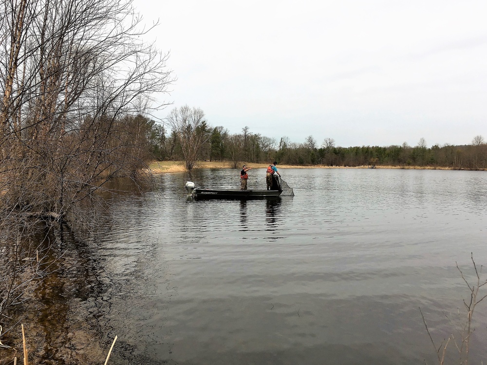 Fish population surveys help improve Fort McCoy’s fisheries management
