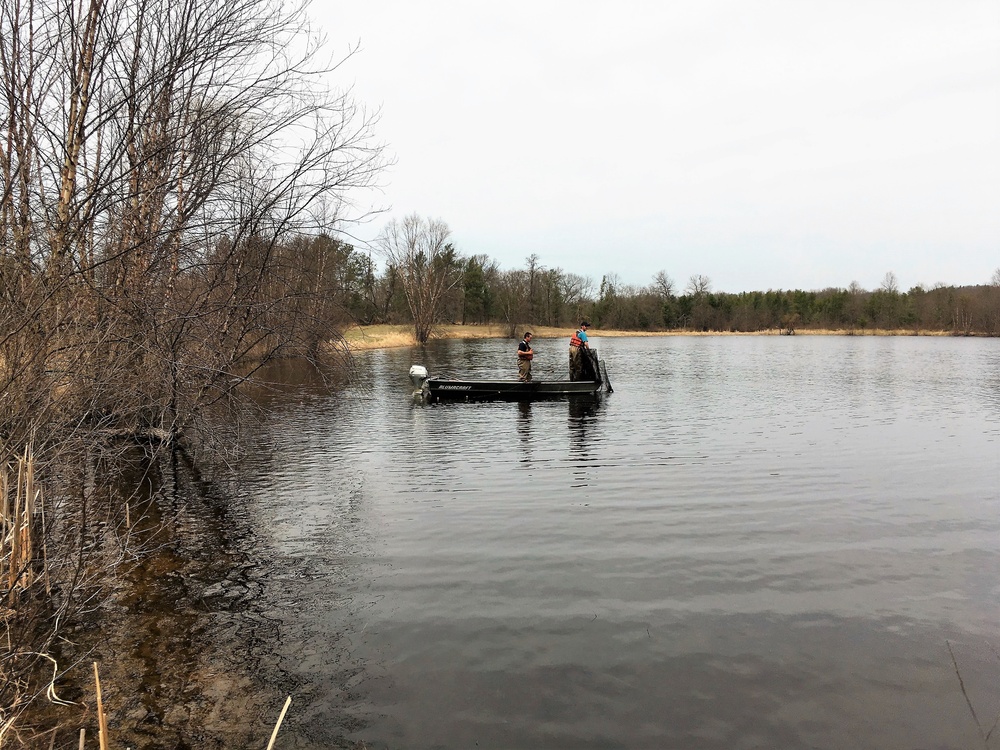 Fish population surveys help improve Fort McCoy’s fisheries management