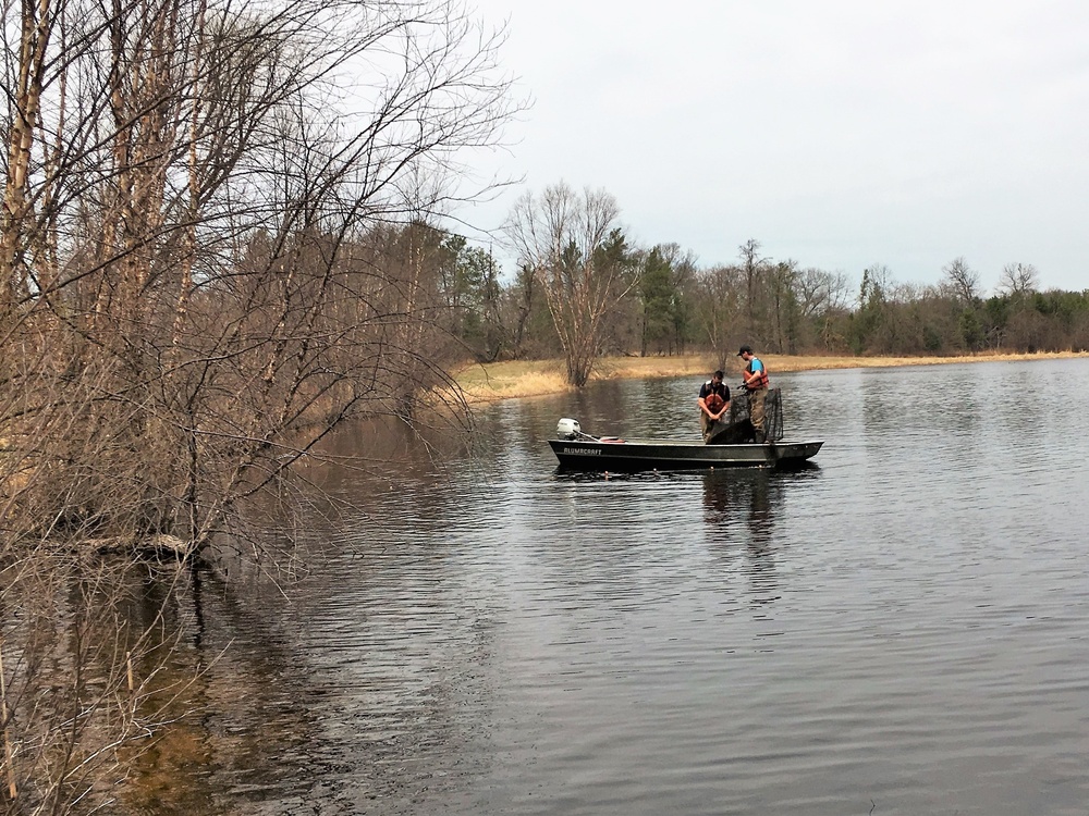 Fish population surveys help improve Fort McCoy’s fisheries management