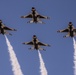 Thunderbirds practice for 2018 Cannon Air Show, Space and Tech Fest