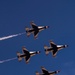 Thunderbirds practice for 2018 Cannon Air Show, Space and Tech Fest