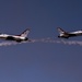 Thunderbirds practice for 2018 Cannon Air Show, Space and Tech Fest