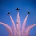 Thunderbirds practice for 2018 Cannon Air Show, Space and Tech Fest