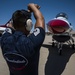 Thunderbirds practice for 2018 Cannon Air Show, Space and Tech Fest