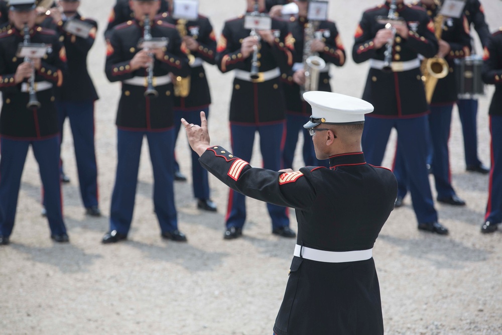 2d Marine Division Band performs at Les Invalides, May 22, 2018