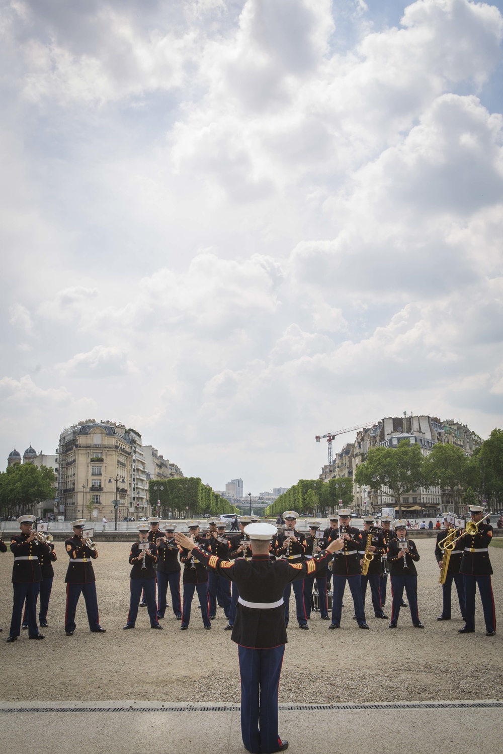 2d Marine Division Band performs at Les Invalides, May 22, 2018