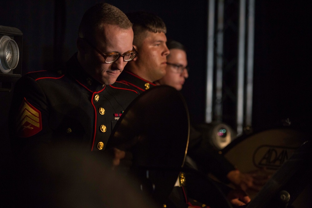 2d Marine Division Band performs at Chateau-Thierry, May 23, 2018