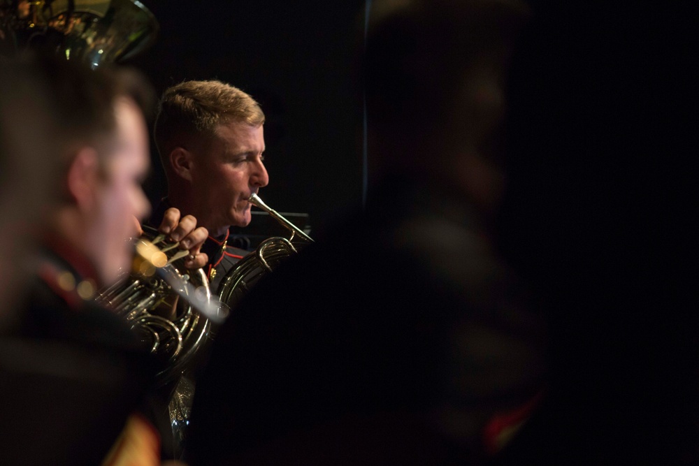 2d Marine Division Band performs at Chateau-Thierry, May 23, 2018