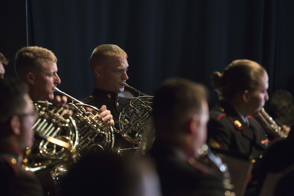 2d Marine Division Band performs at Chateau-Thierry, May 23, 2018